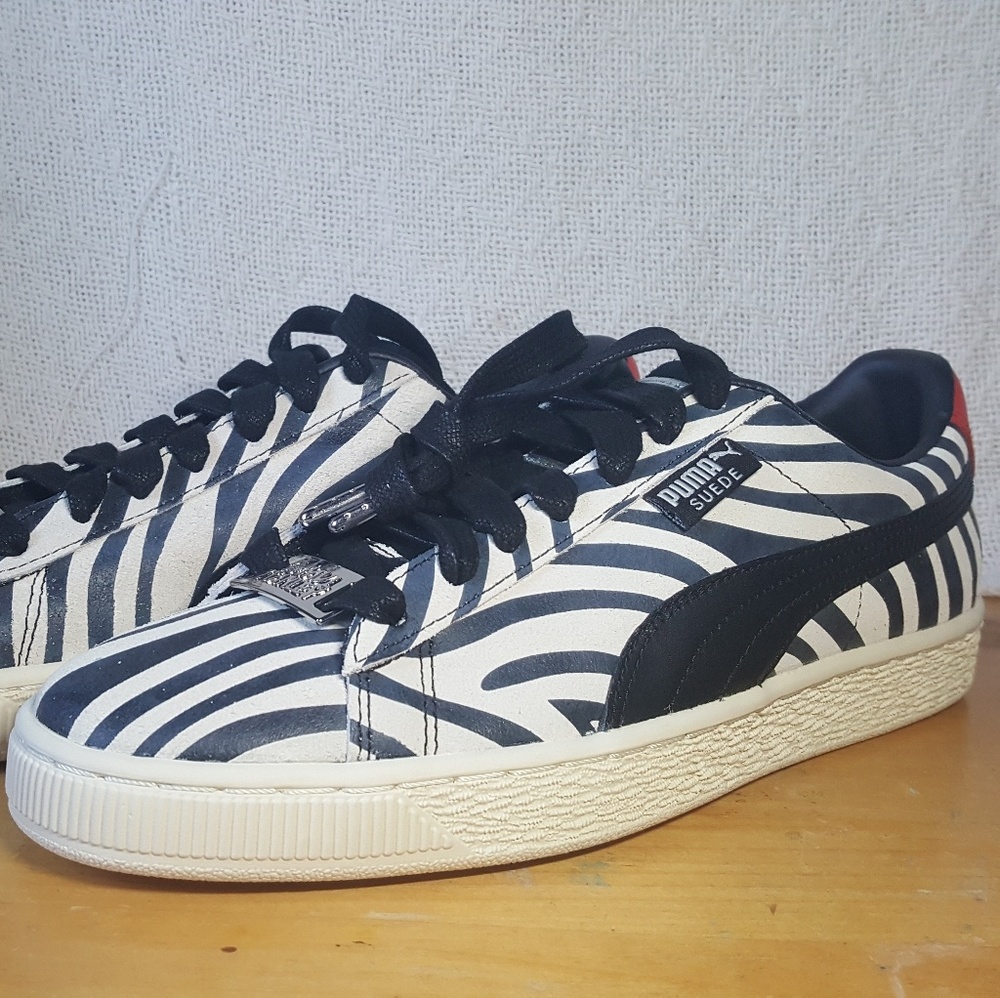 Puma x Suede Paul Stanley KISS Zebra New Size 9
